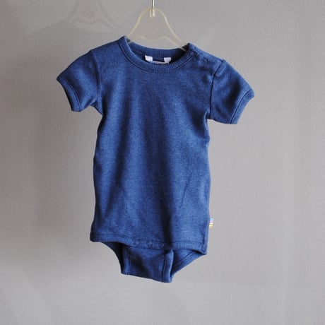半袖ボディ(Body w/short sleeves ORGANIC COTTON) Blue 2026ss /joha(ﾖﾊ)