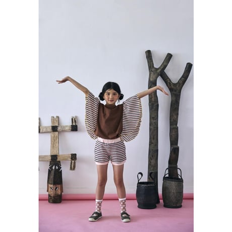 Soreil pants(pink motif) [KK261109-4]/ KOQUeLiKO(コキュリコ)