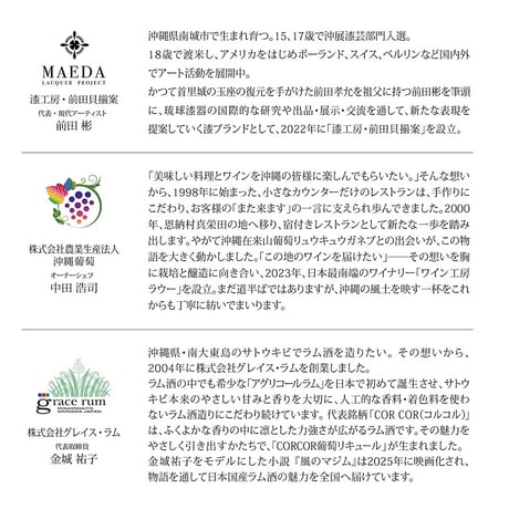 CORCOR 沖縄葡萄リキュール