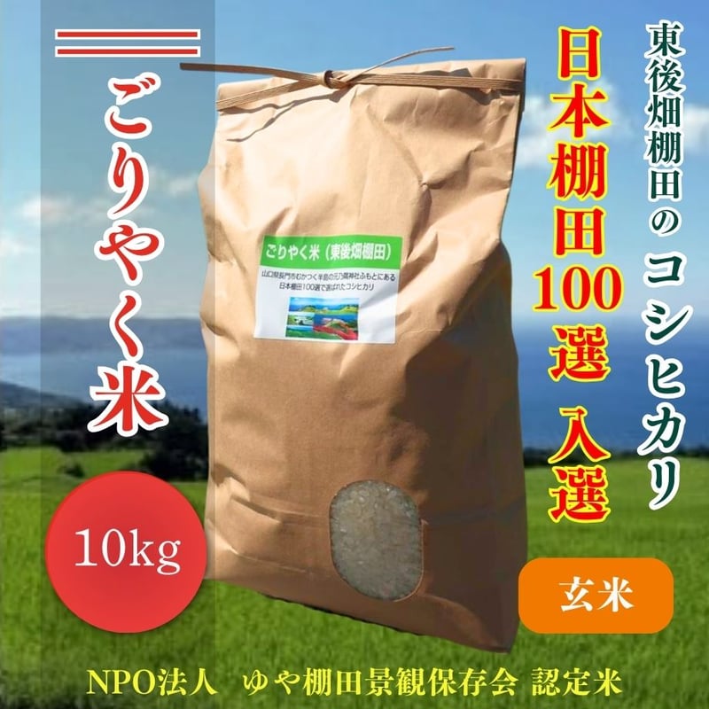 販売開始【2025年（令和7年）新米】 ごりやく米（東後畑棚田こしひかり