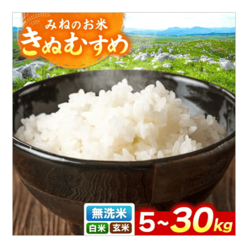 2025年（令和7年）新米】 玄米 無洗米 白米 3ぶづき米 みねのお米 きぬ