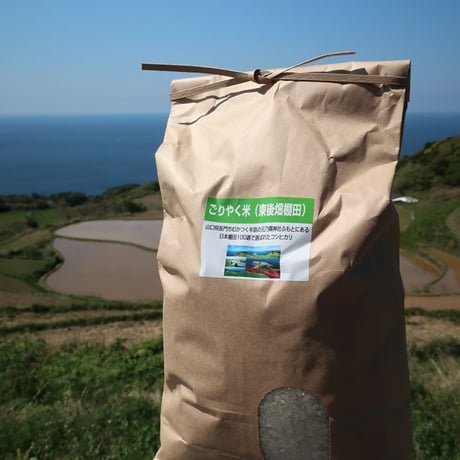 販売開始【2025年（令和7年）新米】　ごりやく米（東後畑棚田こしひかり）（5kg）ご注文後に精米し、鮮度の高いお米を配送 します。