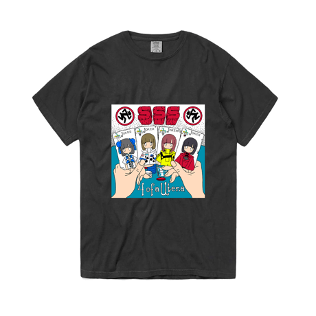 「4 of a Utena」Tシャツ（ブラック）