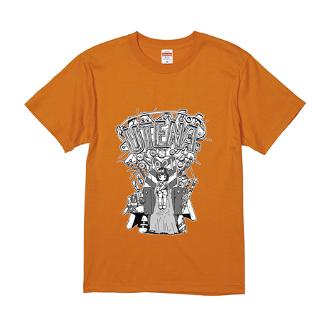 「UTENA821」Tシャツ（オレンジ）