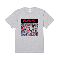「S.S.S」Tシャツ（アッシュ）