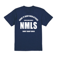 「NMLS」Tシャツ（ネイビー）