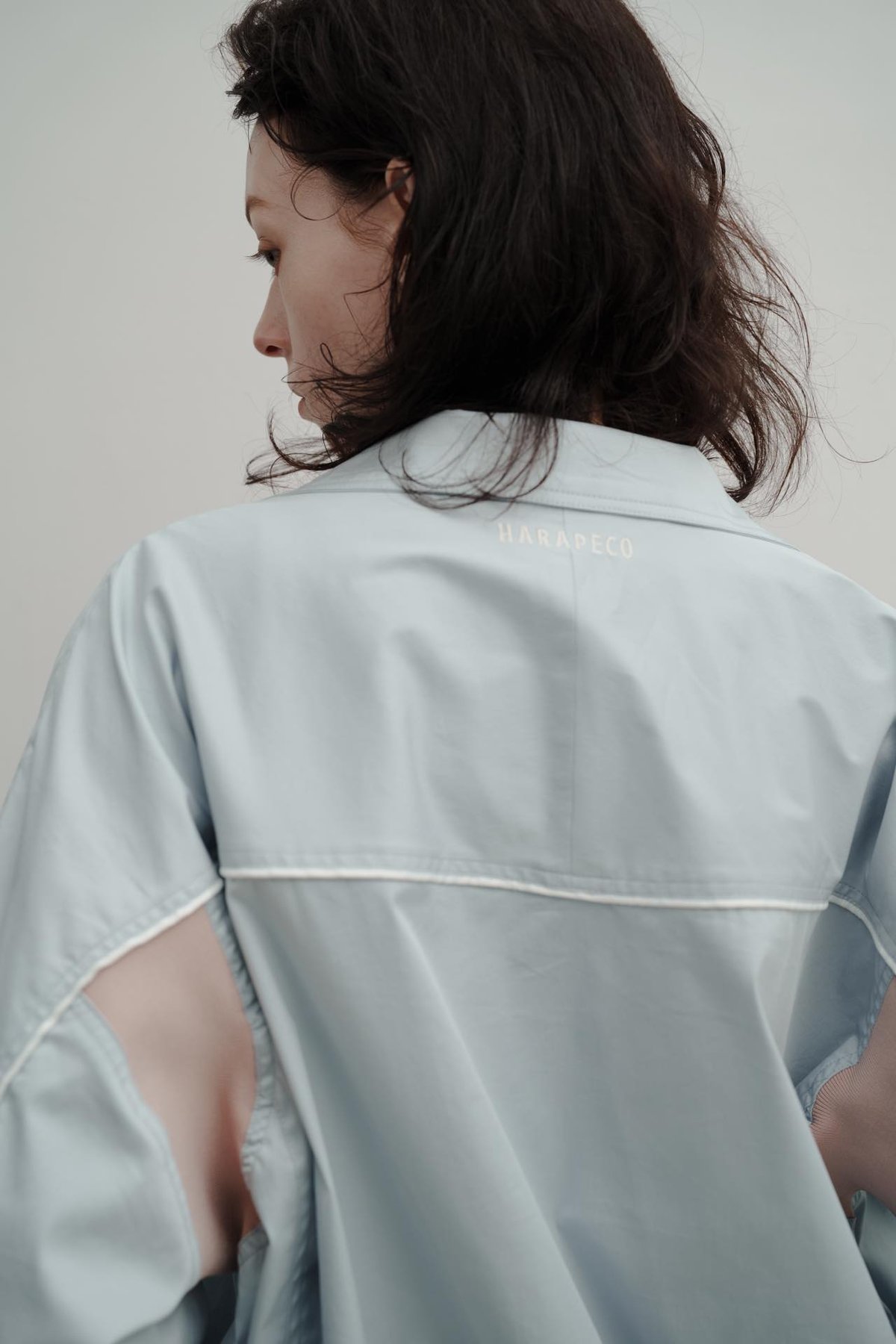 harapec商店 Suede blouson-25SS- - スカイブルー Color Suede blouson-25SS- - スカイブルー | harapeco S