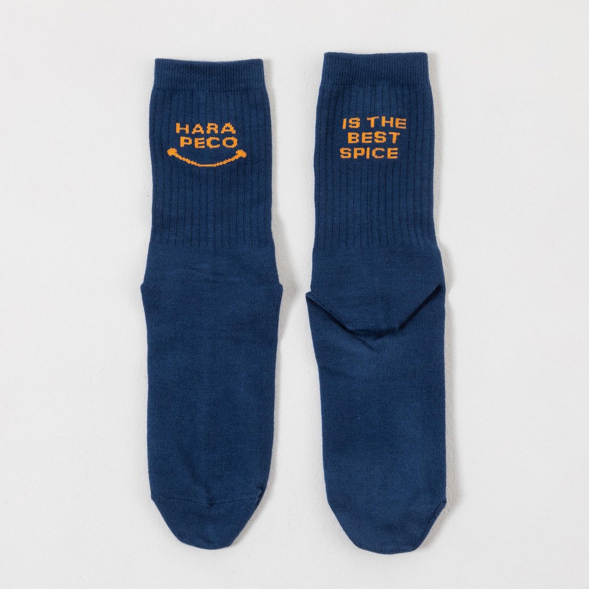 HARAPECO SMILE SOCKS - ブルー | harapeco Store