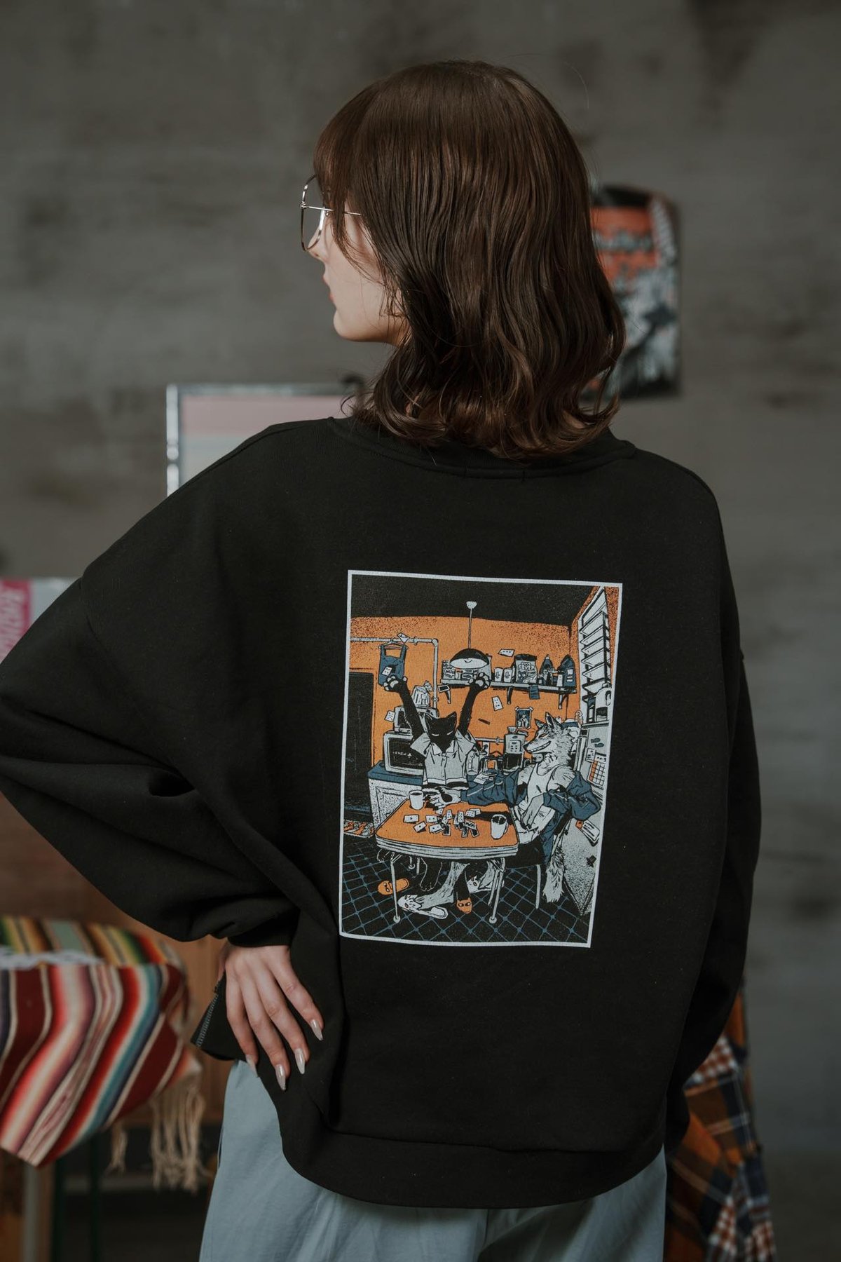 nagabe Sweat[CARD] | harapeco Store