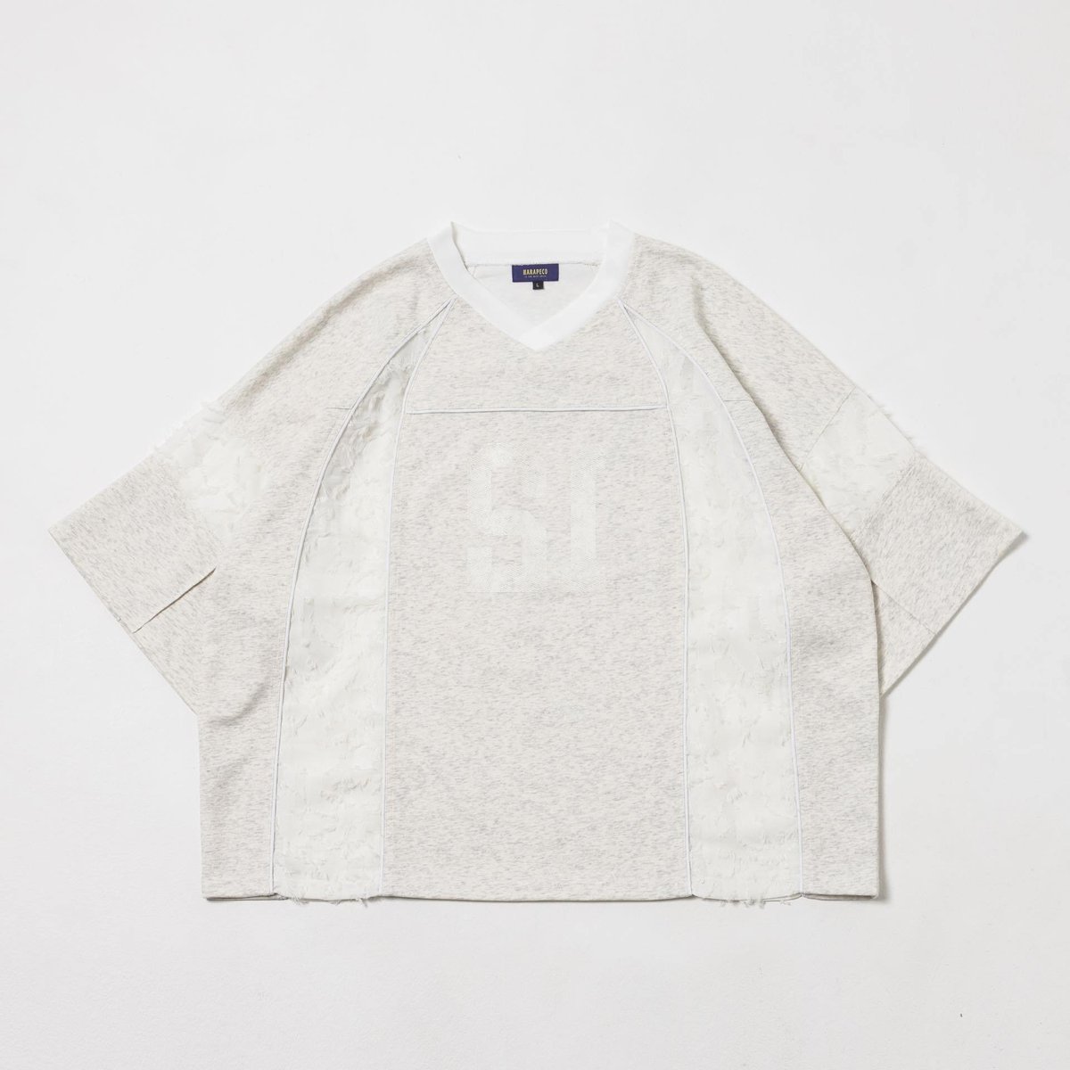 Panel Jersey Tee - ホワイト | harapeco Store