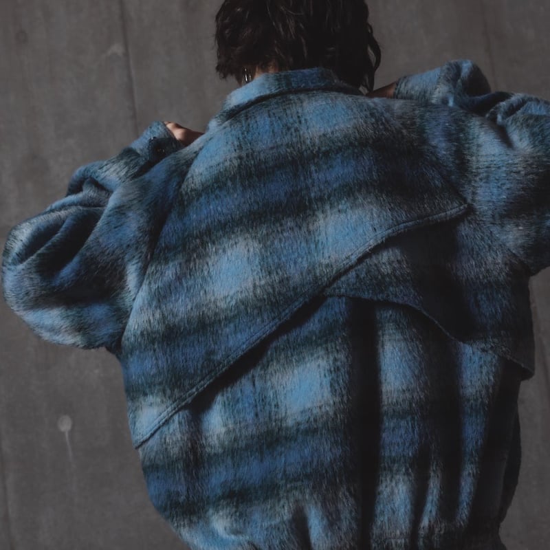 Checked Outer Jacket | harapeco Store