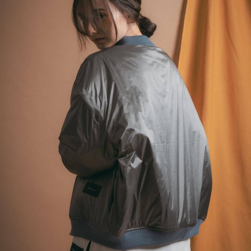 Reversible MA-1-ブルー(グレー) | harapeco Store