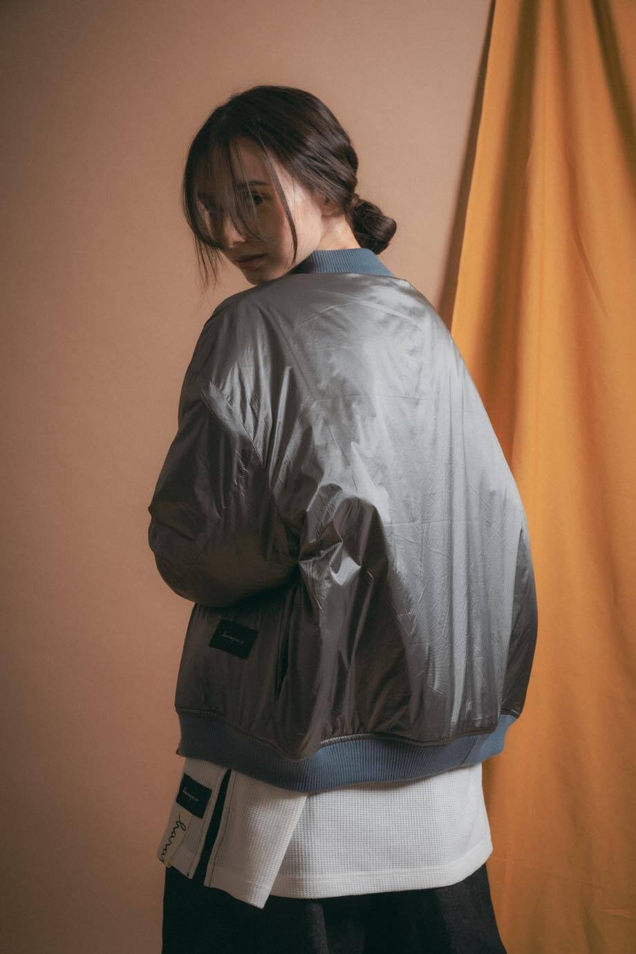Reversible MA-1-ブルー(グレー) | harapeco Store