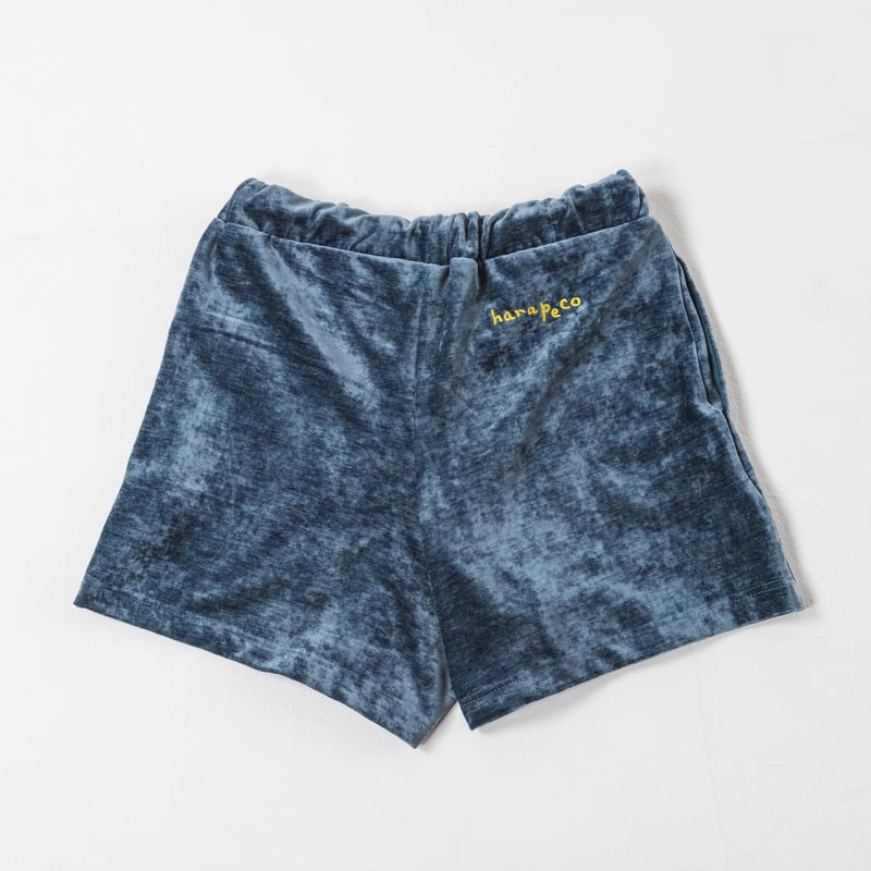 Luxe Velour Relax Short Pants - ブルー | harapeco