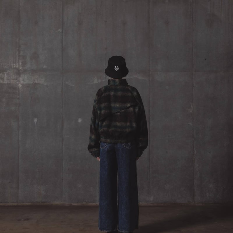 Checked Outer Jacket-グリーン | harapeco Store
