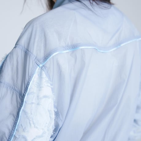 Sheer Blouson - スカイブルー