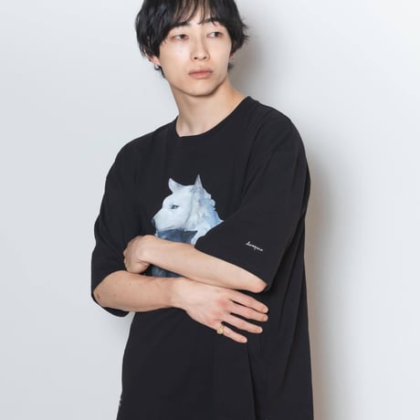 Okami Tee [nihiki] - ブラック