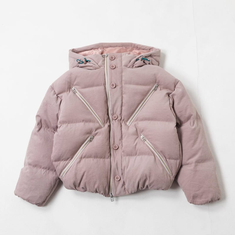 Down Jacket-ピンクベージュ | harapeco Store Down Jacket-ピンクベージュ | harapeco Store