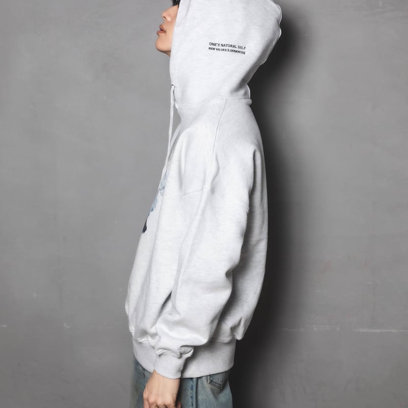Okami Hoodie(nihiki)-ホワイト | harapeco Store