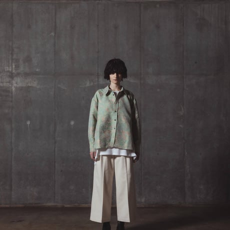 Jacquard Shirts-ベージュ