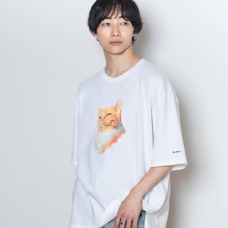 Neko Tee  [MabushiiNeko]  - ホワイト
