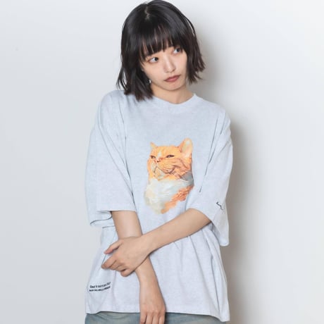 Neko Tee  [MabushiiNeko]  - ホワイト