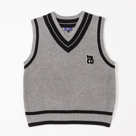 Knit Vest - グレー