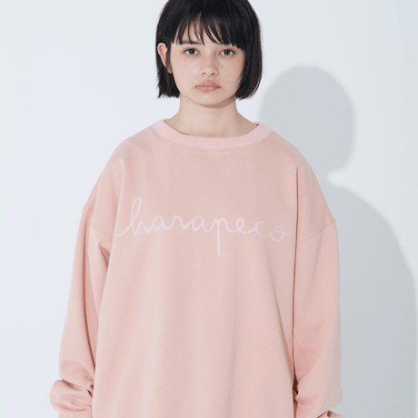 LOGO SWEAT-ピンク