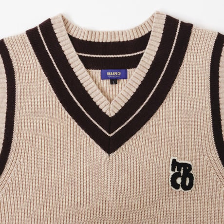 Knit Vest - ベージュ