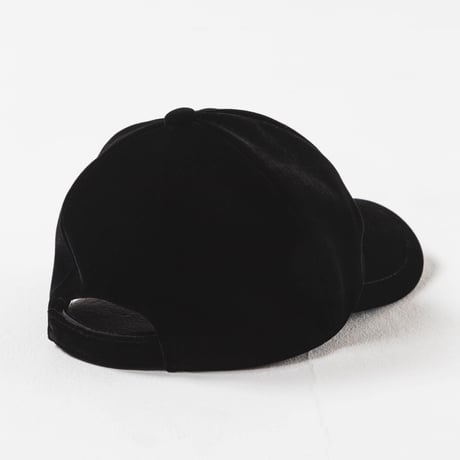 Smooth Velour Cap - ブラック