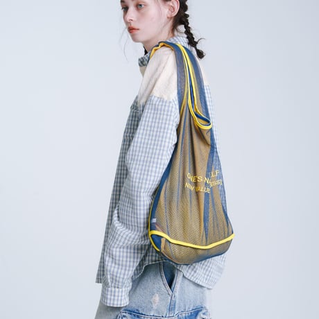 Mesh Marche Bag - ネイビー