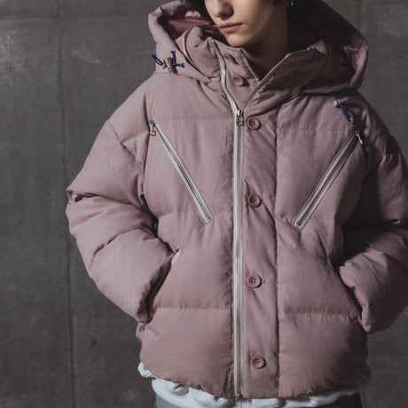 Down Jacket-ピンクベージュ