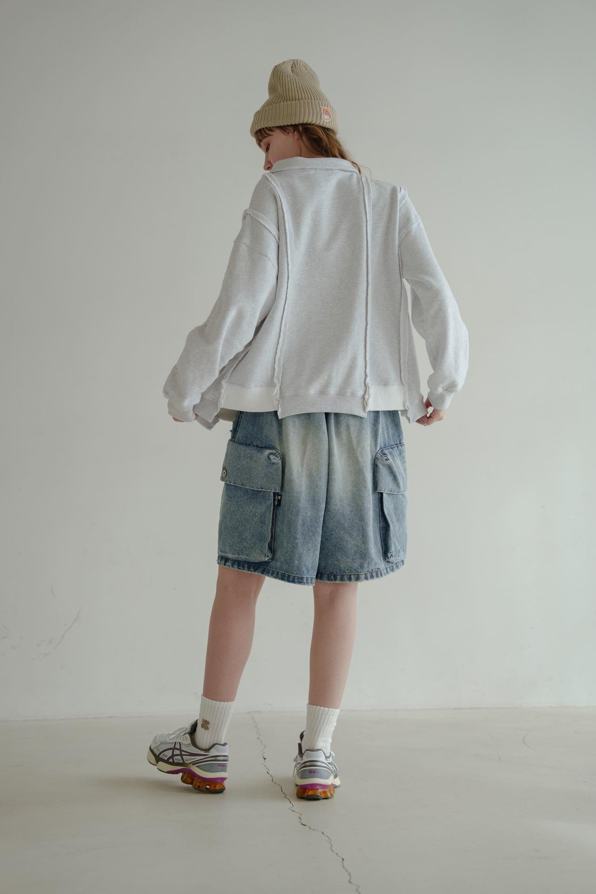 Rebuild HalfZip Sweat - ホワイト | harapeco Store