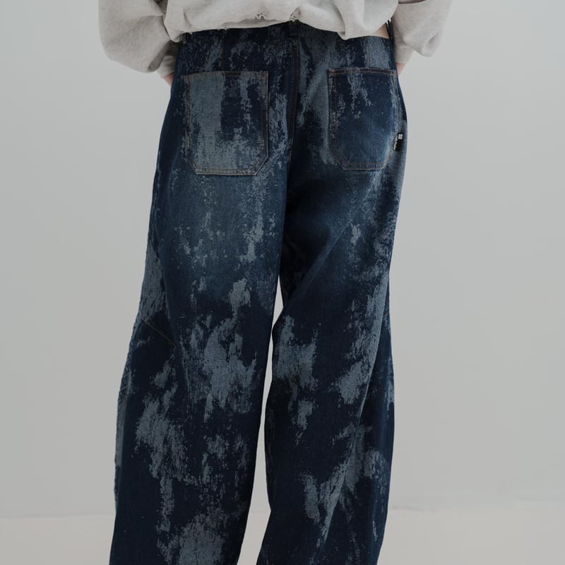 DENIM PANTS - ブルー | harapeco Store