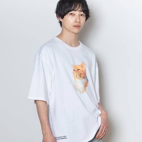 Neko Tee  [MabushiiNeko]  - ホワイト