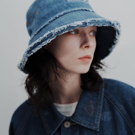 DENIM HAT - ブルー