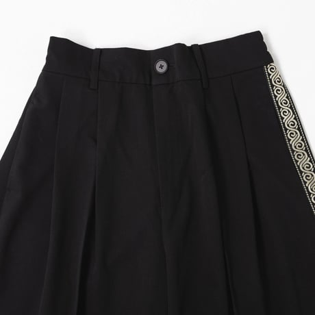 Center Press Wide-Pants(23ver.)-ブラック