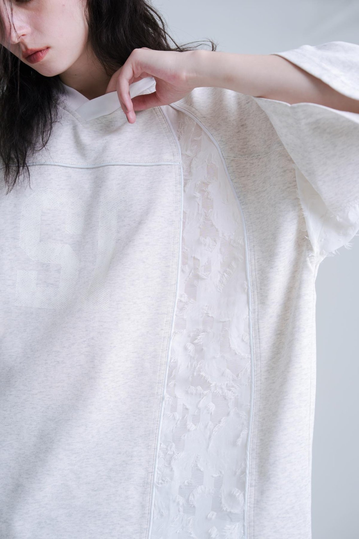 Panel Jersey Tee - ホワイト | harapeco Store