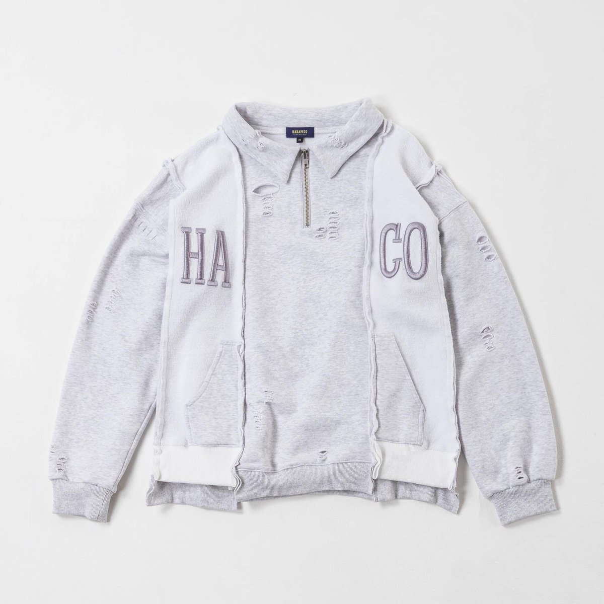 Rebuild HalfZip Sweat - ホワイト fit=scale-down,w=1200