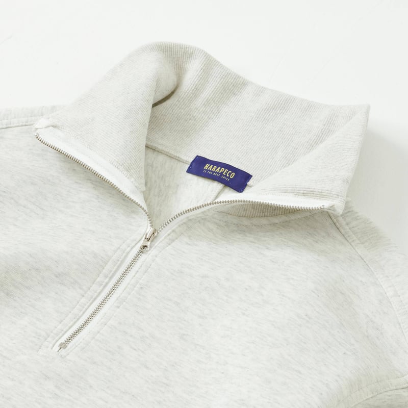 Eve harapeco HalfZip Sweat - ホワイト Mサイズ HalfZip Sweat - ホワイト | harapeco Store