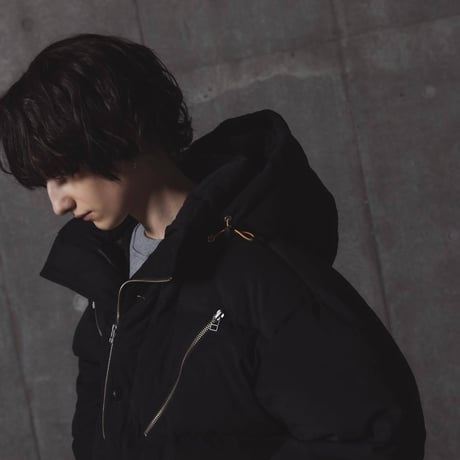 Down Jacket-ブラック