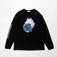 Okami Long Sleeve Tee(nihiki)-ブラック