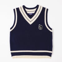 Knit Vest - ネイビー