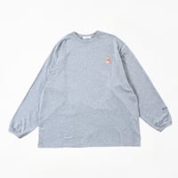 Neko Long Sleeve Tee [FuteNeko] - グレー