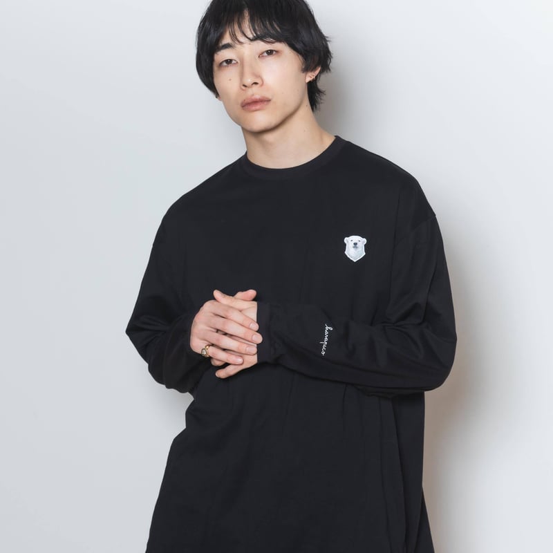 harapeco商店 Neko Long Sleeve Tee ziitto Neko Long Sleeve Tee [MabushiiNeko] - ホワイト |