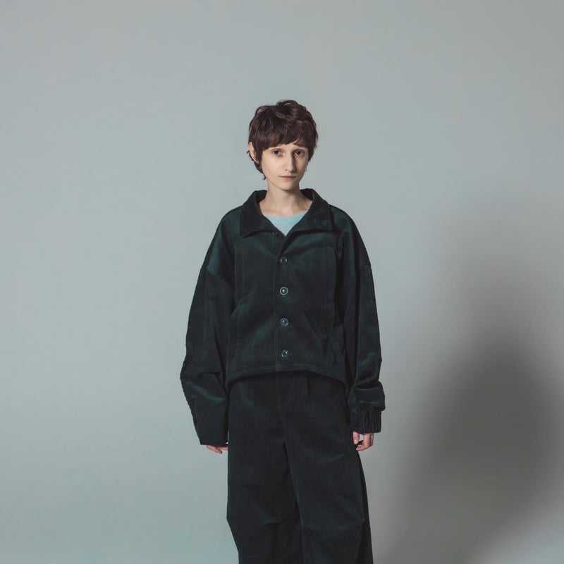 e]Corduroy Jacket-グリーン | harapeco Store