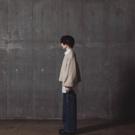 Rough-Knit Sweater-オートミール