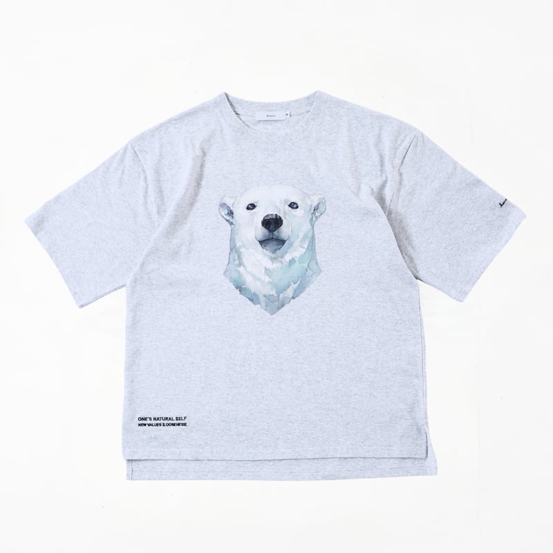 ShiroKuma Tee - グレー | harapeco Store ShiroKuma Tee - グレー | harapeco Store