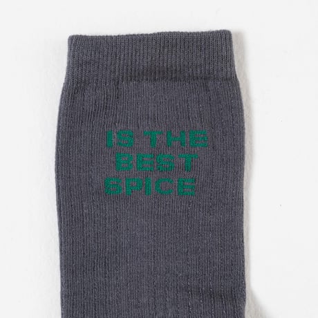 HARAPECO SMILE SOCKS - チャコールグレー