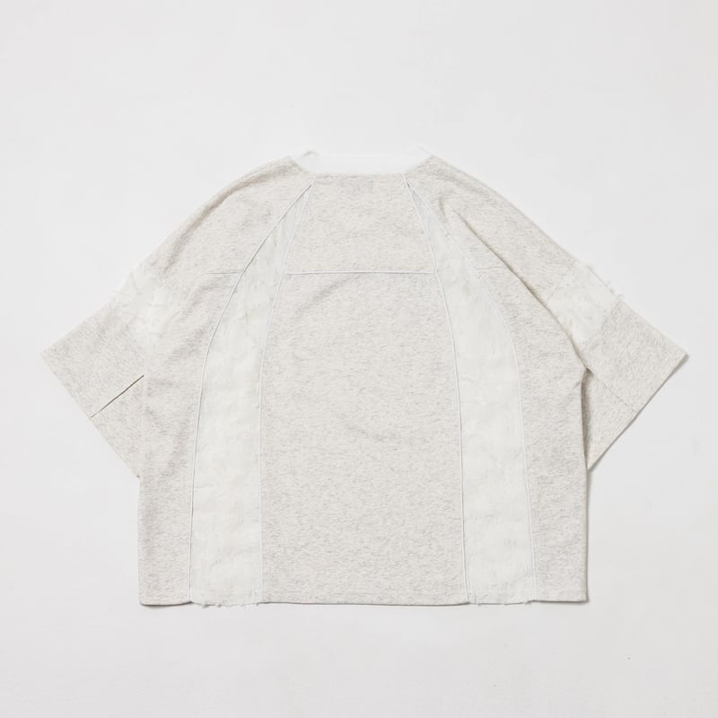 Panel Jersey Tee - ホワイト | harapeco Store